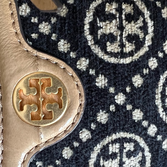 Tory Burch T Monogram Chenille Studio Shoulder Bag - Picture 13 of 16